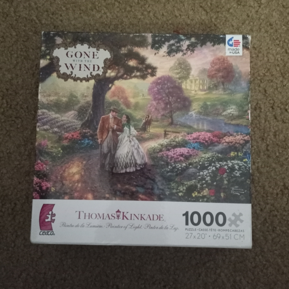Thomas Kinkade Gone With the Wind puzzle